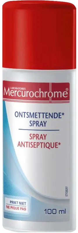 Mercurochrome Ontsmettende spray bel