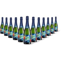 DubbelFrisss Bubbelfris appel & perzik 0% 12-pack