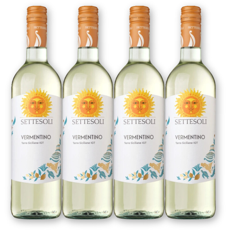 Settesoli Settesoli Vermentino 4 flessen