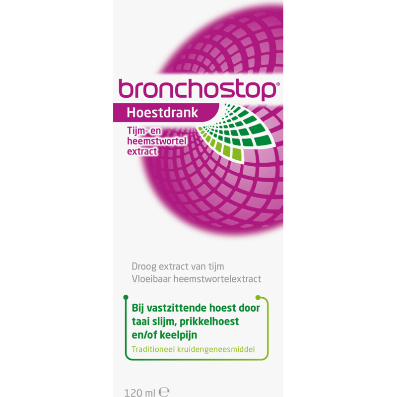 Een afbeelding van Bronchostop Hoestdrank vastzittende hoest