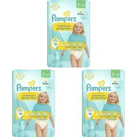 Een afbeelding van Pampers Premium protection luiers maat 7 4-pack
