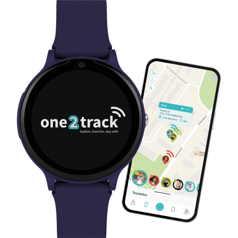 One2track Kids smartwatch blauw