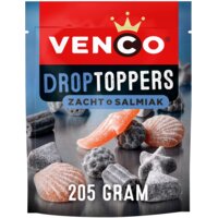 Venco Droptoppers zacht & salmiak