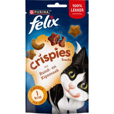 pdp-image-Felix Crispies rund- & kipsmaak kattensnack
