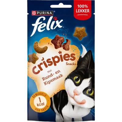 pdp-image-Felix Crispies rund- & kipsmaak kattensnack
