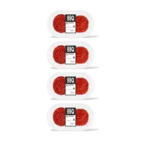 AH BBQ hamburger smokey 4-pack
