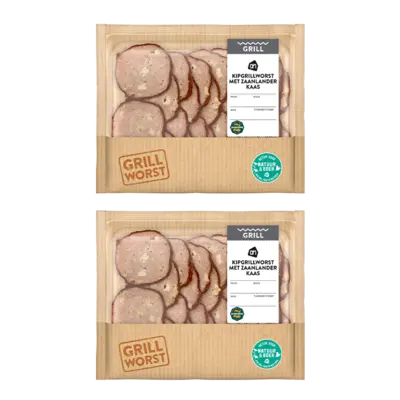 pdp-image-AH Kipgrillworst met Zaanlander kaas 2-pack