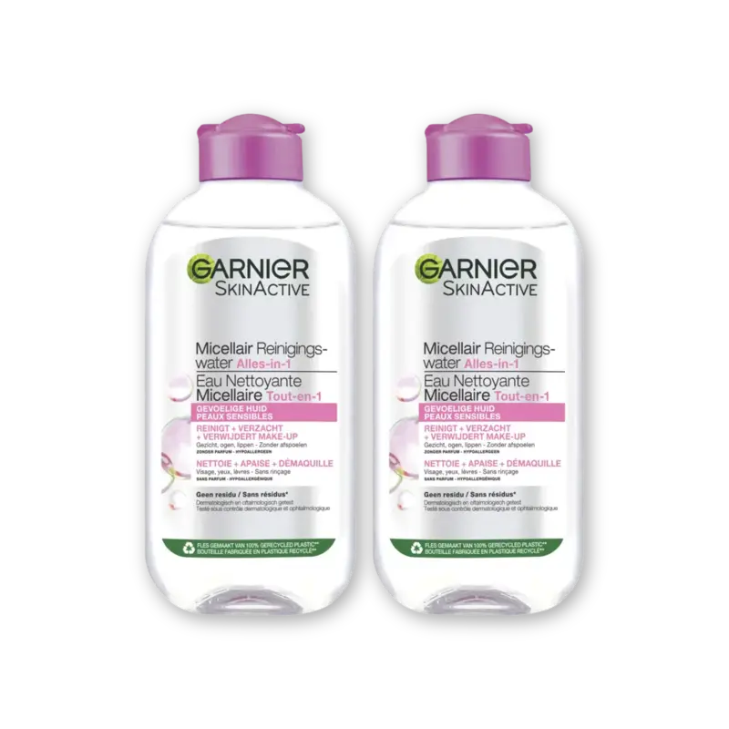 Garnier Gevoelige huid micellair rngngswater 2pk