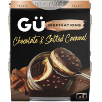 Een afbeelding van Gü Chocolate & salted caramel cheesecakes