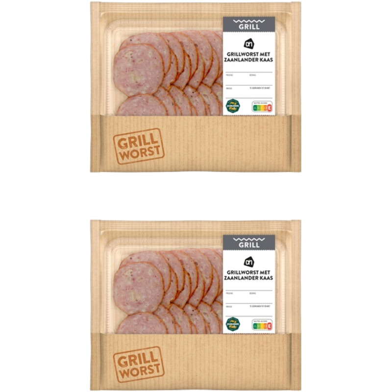 Een afbeelding van AH Grillworst met zaanlanderkaas 2-pack