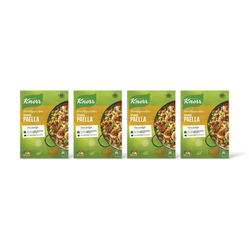 Knorr Wereldgerechten Spaanse paella 4-pack