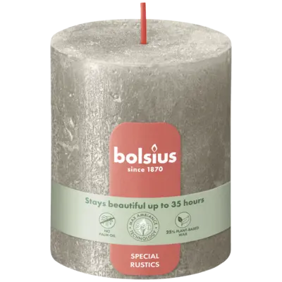 pdp-image-Bolsius Rustieke kaars shimmer champagne 8cm