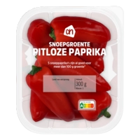 AH Snoepgroente pitloze paprika rood