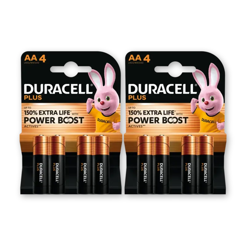 Duracell Plus AA-alkaline batterijen MN1500 2-pck