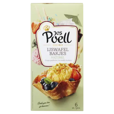 pdp-image-Jos Poell IJswafelbakjes naturel 6 stuks