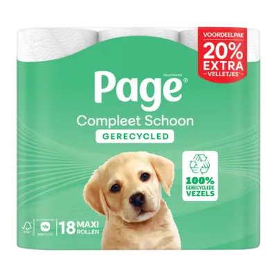 pdp-image-Page Compleet schoon gerecycled toiletpapier