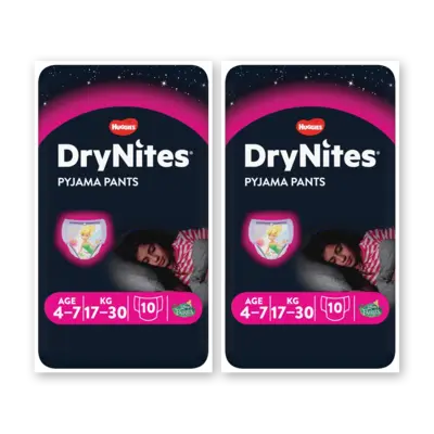 pdp-image-Huggies DryNites luierbroekje meisje 4-7 jr 2pck