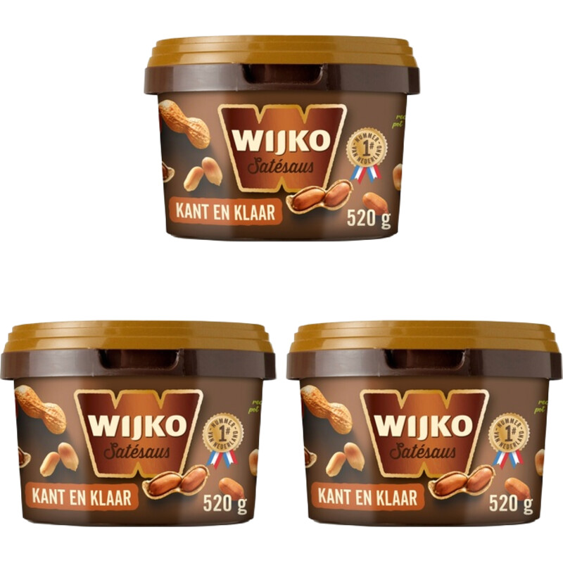 Een afbeelding van Wijko kant & klaar 3-pack