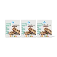 AH Glutenvrij Mueslireep chocolade 3-pack
