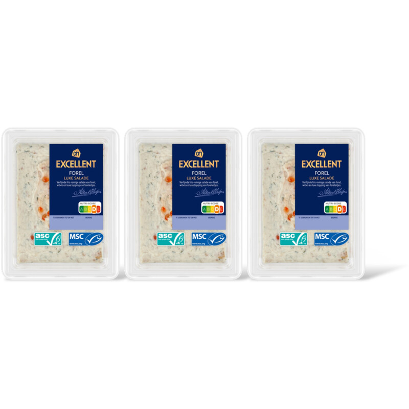 AH Excellent Forel salade 3-pack