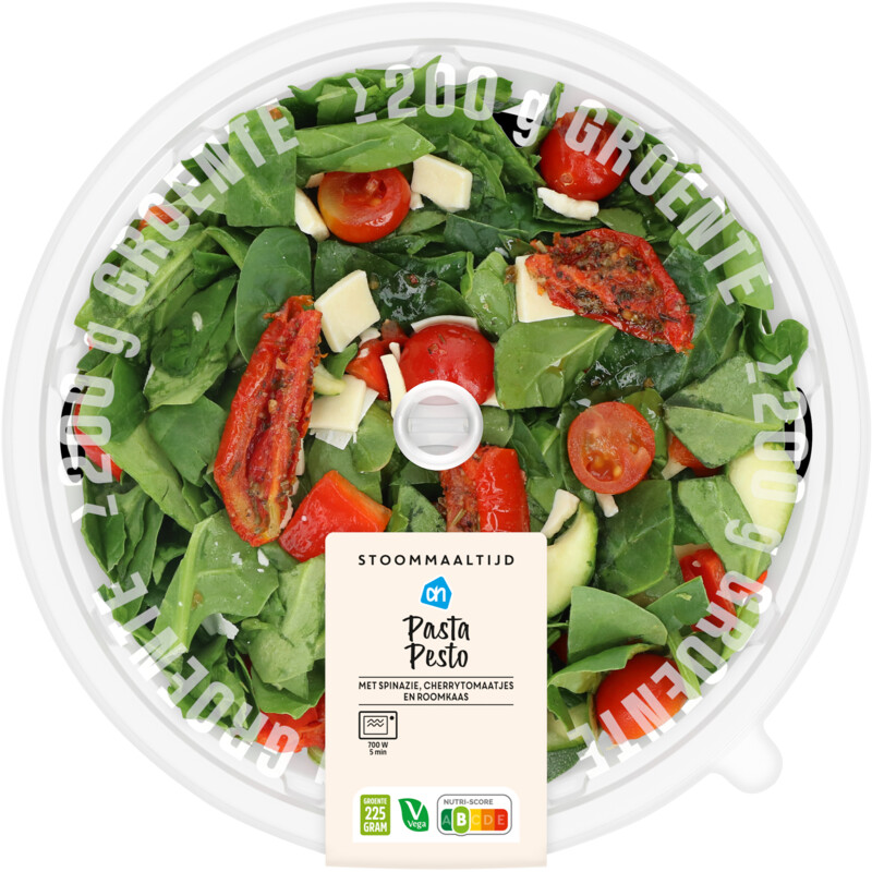 Een afbeelding van AH Stoommaaltijd pasta pesto