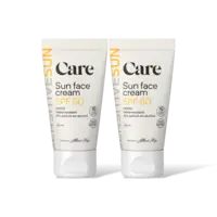 Care Sensitive sun face cream spf50 2-pack