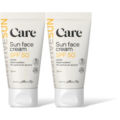 pdp-image-Care Sensitive sun face cream spf50 2-pack