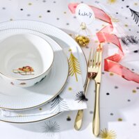 Een afbeelding van AH Excellent Tafellaken kerstboom wit