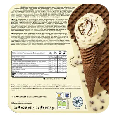 pdp-image-Magnum White chocolate & cookies waffle cone