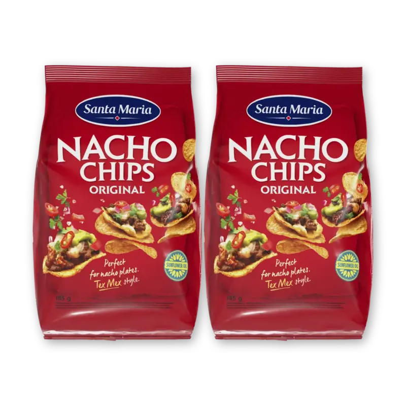 Santa Maria Nacho chips original 2-pack