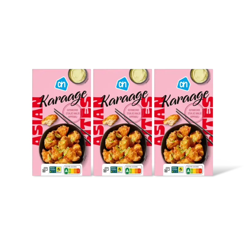 AH Wereldse hapjes karaage kip 3-pack