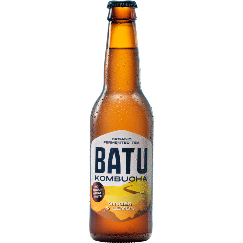 Een afbeelding van Batu Kombucha ginger & lemon