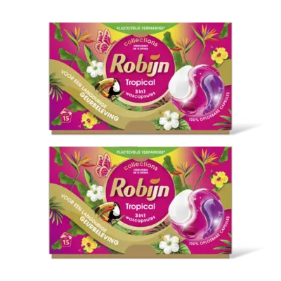 pdp-image-Robijn Collection tropical 3in1 capsules 2-pack