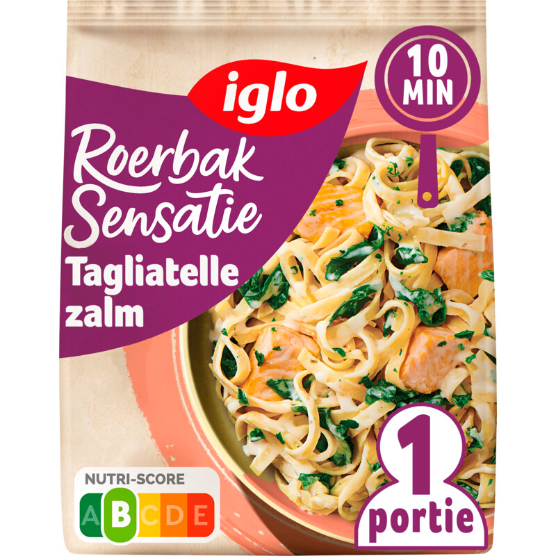 Een afbeelding van Iglo Roerbak sensatie tagliatelle zalm