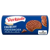 Verkade Crunchy haverkoek melkchocolade