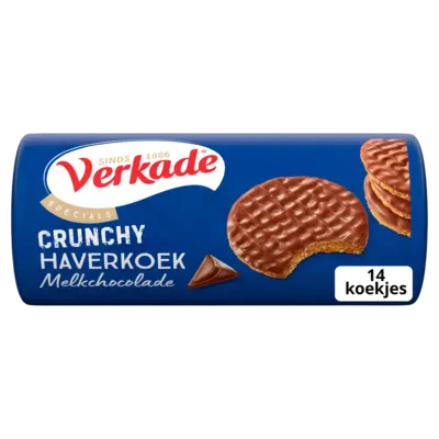 pdp-image-Verkade Crunchy haverkoek melkchocolade