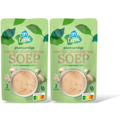 pdp-image-AH Terra Plantaardige romige champignonsoep 2-pck