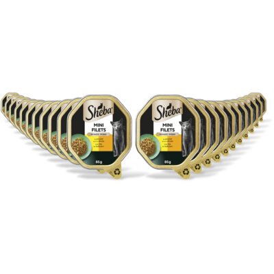 pdp-image-Sheba Mini filets n saus kip & kalkoen 22-pack