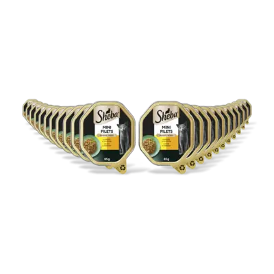 pdp-image-Sheba Mini filets n saus kip & kalkoen 22-pack