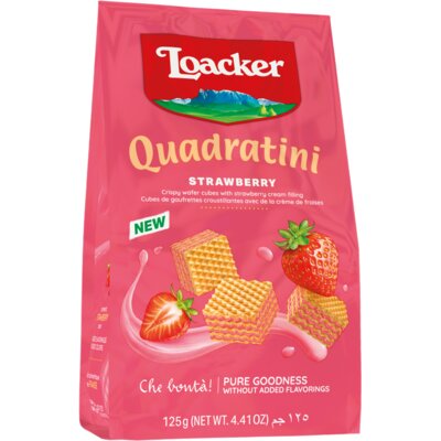 Loacker Quadratini strawberry