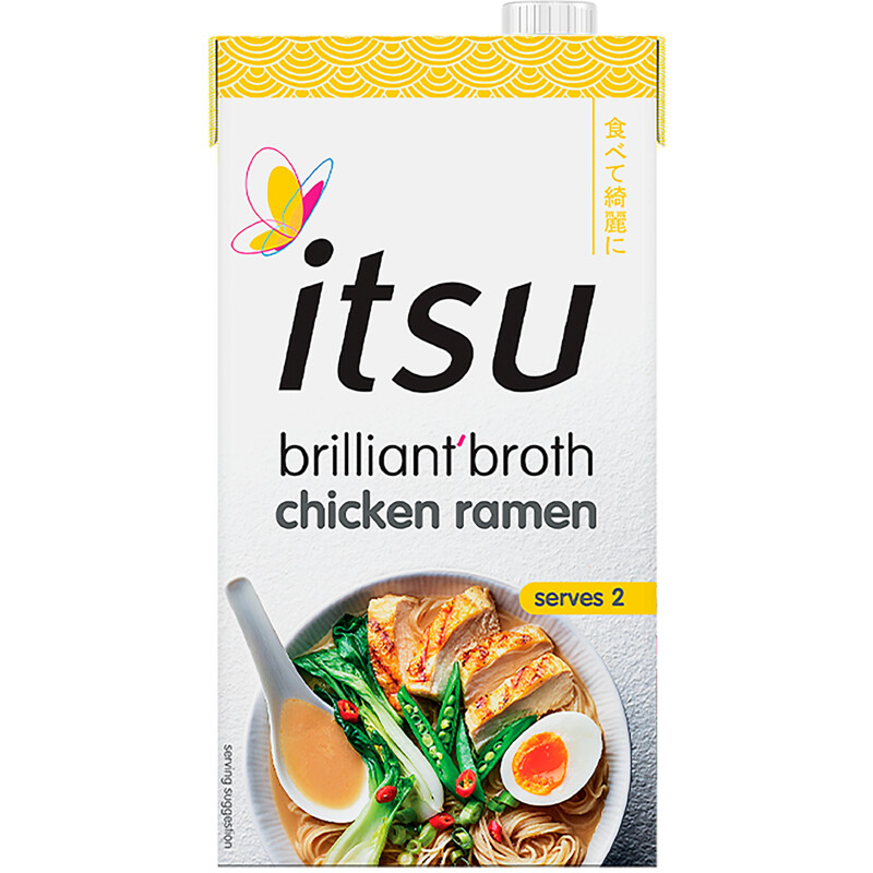 Een afbeelding van Itsu Brilliant broth chicken ramen