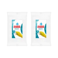 AH Vlekkenspons wit 2-pack