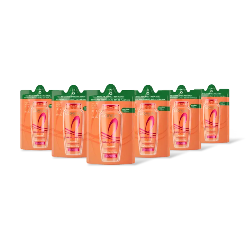 L'Oréal Paris Elvive Dream lengths shampoo refill 6-pack