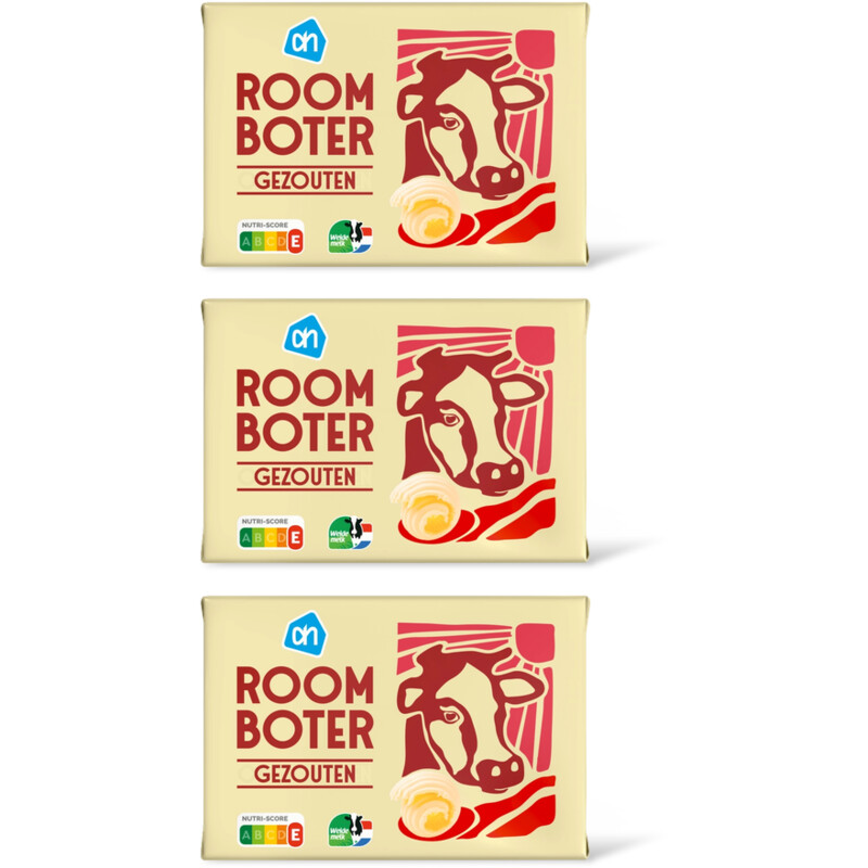 AH Roomboter gezouten 3 pack