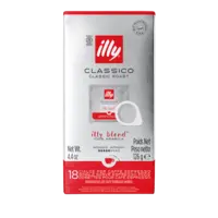 illy Classico 100% Arabica servings