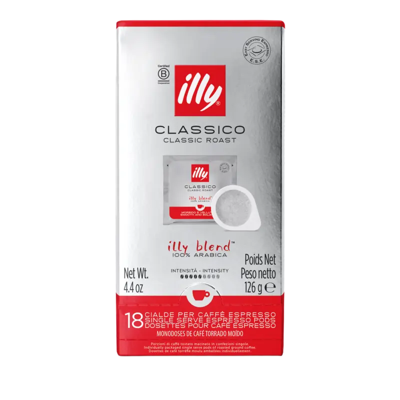 illy Classico 100% Arabica servings
