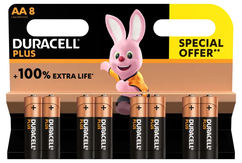 Duracell Alkaline plus AA