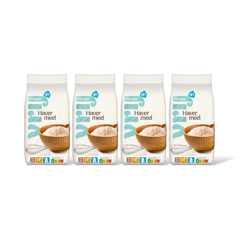 AH Glutenvrij Havermeel 4-pack
