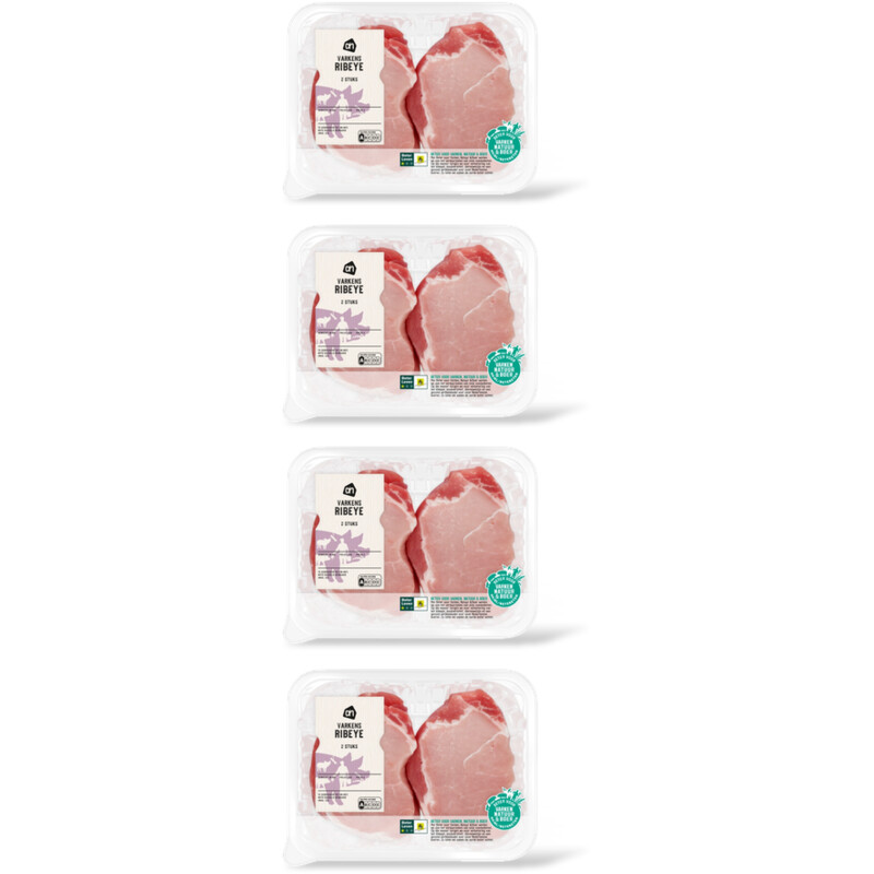 AH Varkensribeye naturel 4-pack