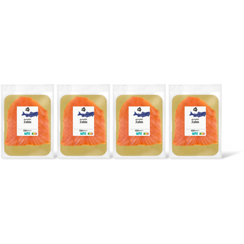 AH Gerookte zalm 4-pack